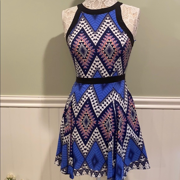 Yumi Kim Silk Sleeveless Fit and Flare Mini Dress - Picture 1 of 8